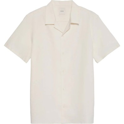риза,с,къс,ръкав,дамски,ризи,мъжки,ризи,calvin,klein,lv04lg101g,linen,short,sleeve,shirt,white,(tofu)
