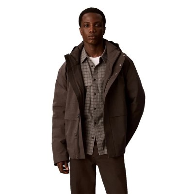 яке,мъжки,якета,дамски,якета,и,палта,calvin,klein,lv04lh511g,jacket,brown,(b85,charcoal,heather)