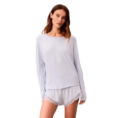 пижама,дамски,пижами,calvin,klein,modal,dolman,long,sleeve,pyjama,purple,(plein,air)