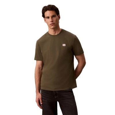 тениска,мъжки,тениски,дамски,тениски,calvin,klein,jeans,badge,30s,short,sleeve,t,shirt,green,(olive,night)
