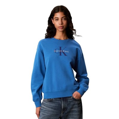 блуза,дамски,блузи,calvin,klein,jeans,lv047b234g,sweatshirt,blue,(winter,blue)