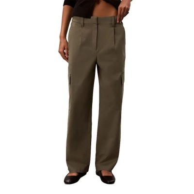 дънки,мъжки,панталони,дамски,панталони,calvin,klein,jeans,lv047f623g,cargo,pants,green,(dusty,olive)