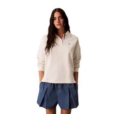 блуза,дамски,блузи,calvin,klein,jeans,lv047g230g,sweatshirt,beige,(tofu)