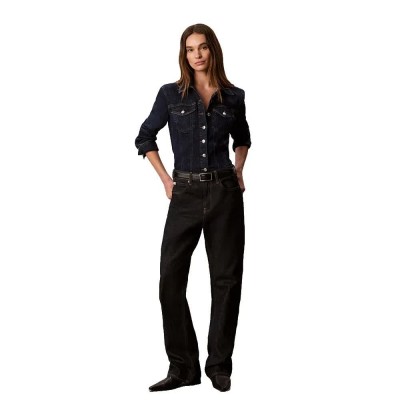 риза,с,дълъг,ръкав,дамски,ризи,мъжки,ризи,calvin,klein,jeans,lv047g749g,long,sleeve,shirt,black,(ck,classic,rinse)