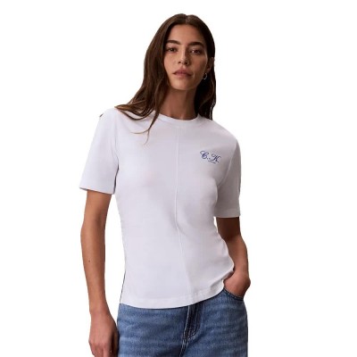 тениска,мъжки,тениски,дамски,тениски,calvin,klein,jeans,lv047g808g,short,sleeve,t,shirt,white,(bright,white)