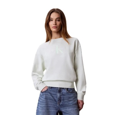 блуза,дамски,блузи,calvin,klein,jeans,lv047g823g,sweatshirt,green,(phantom,green)