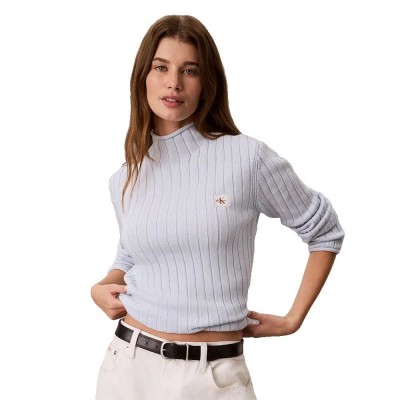 блуза,мъжки,пуловери,дамски,пуловери,calvin,klein,jeans,lv047h304g,high,neck,sweater,white,(plein,air)
