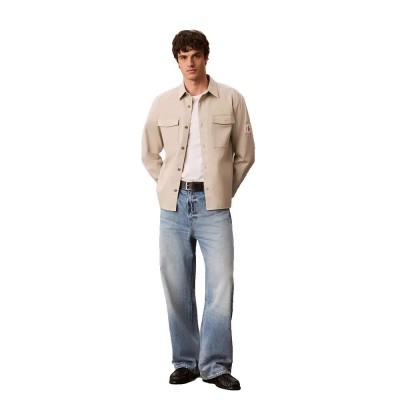 риза,с,дълъг,ръкав,дамски,ризи,мъжки,ризи,calvin,klein,jeans,lv04rg121g,long,sleeve,shirt,beige,(island,fossil)