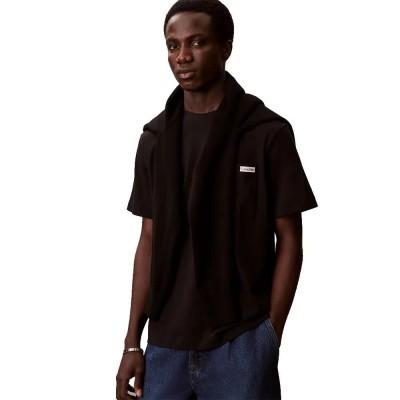 тениска,мъжки,тениски,дамски,тениски,calvin,klein,jeans,lv04rf280g,short,sleeve,t,shirt,black,(black)