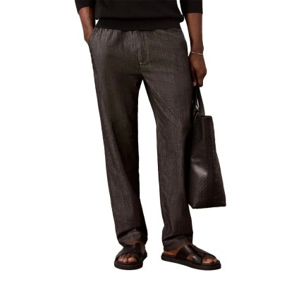 дънки,мъжки,панталони,дамски,панталони,calvin,klein,jeans,lv04rg611g,straight,fit,pants,grey,(black)