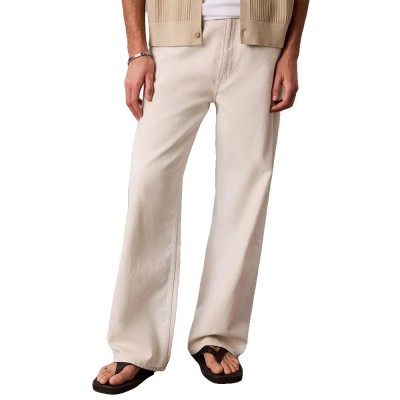 дънки,мъжки,панталони,дамски,панталони,calvin,klein,jeans,lv04rg749g,baggy,fit,jeans,beige,(sunbleached,natural)