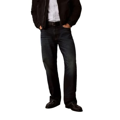 дънки,мъжки,панталони,дамски,панталони,calvin,klein,jeans,lv04rg773g,90s,straight,fit,jeans,black,(timber)