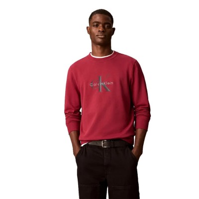 блуза,мъжки,пуловери,calvin,klein,jeans,lv04rg278g,sweatshirt,red,(rhododendron)