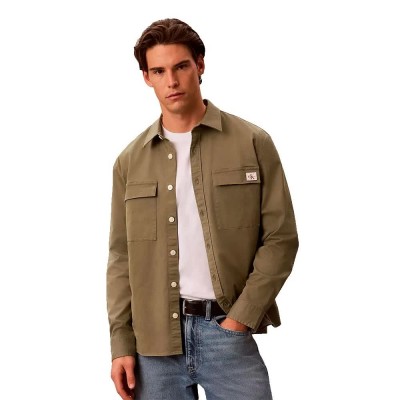 дънки,мъжки,якета,дамски,якета,и,палта,calvin,klein,jeans,lv14rf123g,overshirt,green,(deep,lichen,green)