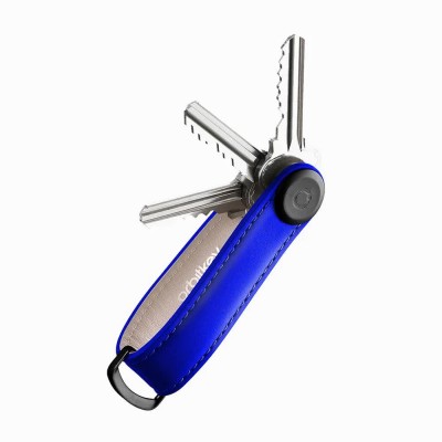 ключодържатели,orbitkey,leather,keychain,silver,(blue)