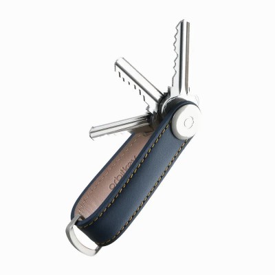 ключодържатели,orbitkey,leather,keychain,brown,(blue,tan)