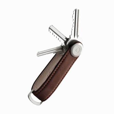 ключодържатели,orbitkey,leather,keychain,brown,(brown)