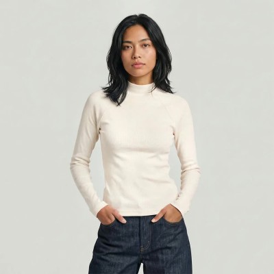тениска,мъжки,тениски,дамски,тениски,g,star,d32185,e136,long,sleeve,high,neck,t,shirt,milk