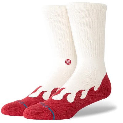чорапи,мъжки,чорапи,дамски,чорапи,stance,heating,up,crew,socks,red,(red)