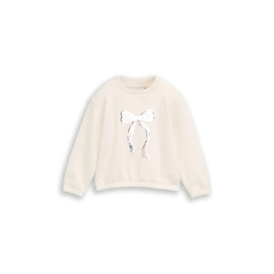 блуза,детски,блузи,tom,tailor,1051763,sweatshirt,gardenia,white