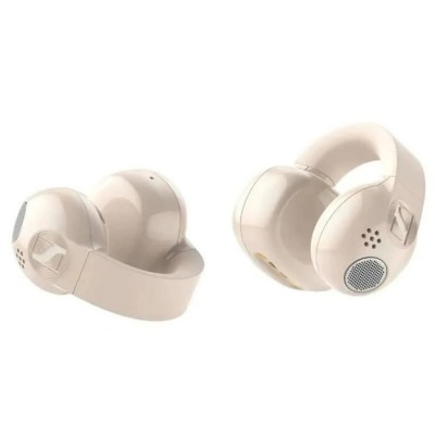 слушалки,слушалки,sennheiser,accentum,clip,wireless,earphones,beige,(cream,off,white)