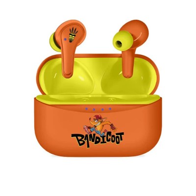 слушалки,слушалки,otl,technologies,crash,bandicoot,wireless,earphones,orange,(orange,black)