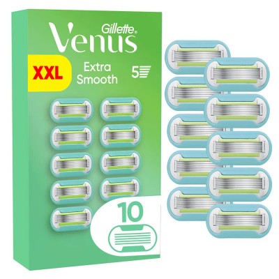 бръснене,venus,extra,smooth,razor,blade,refills,clear,(green,white)