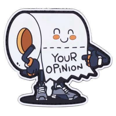 други,аксесоари,elitex,training,your,opinion,patch,silver,(multicolor)