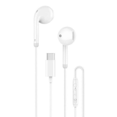 слушалки,слушалки,techancy,tm05625,usb,c,earphones,silver,(white)