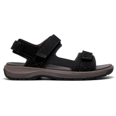 сандали,мъжки,сандали,clarks,shoes,guideview,trek,sandals,black,(black,leather)