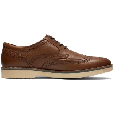 обувки,мъжки,обувки,clarks,shoes,tahoe,limit,shoes,brown,(tan,leather)