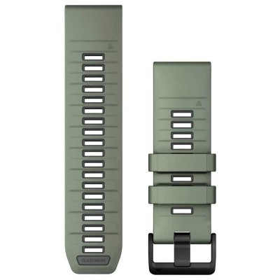 електро,garmin,quickfit,26,mm,silicone,strap,refurbished,silver,(willow,graphite)