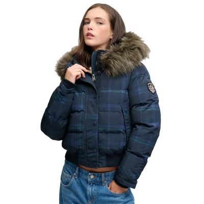 яке,мъжки,якета,дамски,якета,и,палта,superdry,w5012321a,bomber,jacket,blue,(blue,green,large,check)