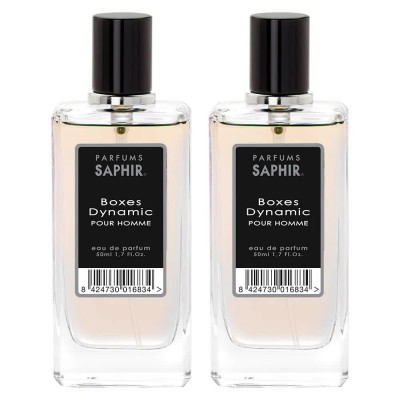 мъжки,парфюми,saphir,boxes,dynamic,50ml,eau,de,parfum,2,units,clear,(multicolor)