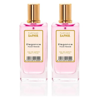 дамски,парфюми,saphir,elegance,50ml,eau,de,parfum,2,units,pink,(multicolor)
