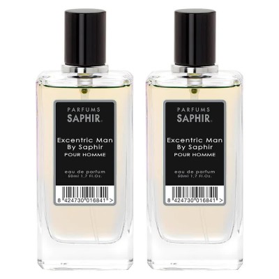 мъжки,парфюми,saphir,excentric,man,50ml,eau,de,parfum,2,units,clear,(multicolor)