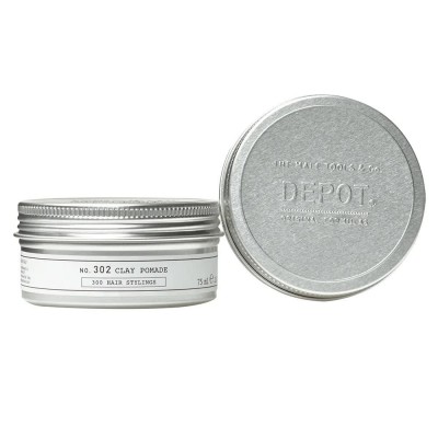 хигиена,коса,depot,the,male,tools,no,302,clay,pomade,styling,wax,silver,(amber,black)