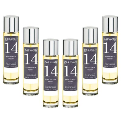 мъжки,парфюми,caravan,nº,14,150ml,parfum,6,units,golden,(multicolor)