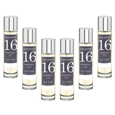 мъжки,парфюми,caravan,nº,16,150ml,parfum,6,units,golden,(multicolor)