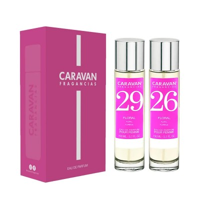 дамски,парфюми,caravan,nº,26,&,nº,29,150ml,gift,box,parfum,2,units,multicolor
