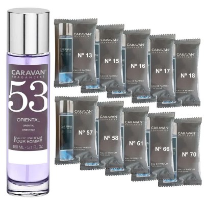 мъжки,парфюми,caravan,nº,53,150ml,+,10,vials,set,parfum,clear,(multicolor)
