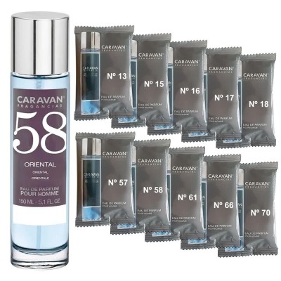 мъжки,парфюми,caravan,nº,58,150ml,+,10,vials,set,parfum,clear,(multicolor)