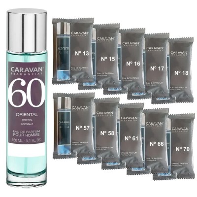 мъжки,парфюми,caravan,nº,60,150ml,+,10,vials,set,parfum,clear,(multicolor)