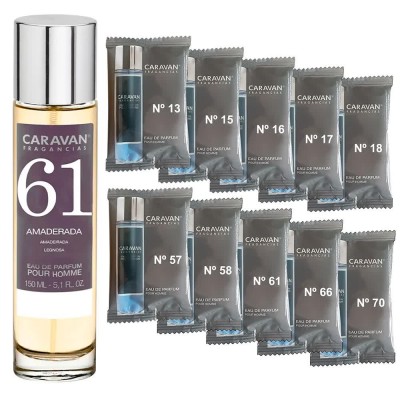 мъжки,парфюми,caravan,nº,61,150ml,+,10,vials,set,parfum,golden,(multicolor)