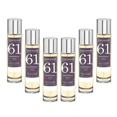 мъжки,парфюми,caravan,nº,61,150ml,parfum,6,units,golden,(multicolor)