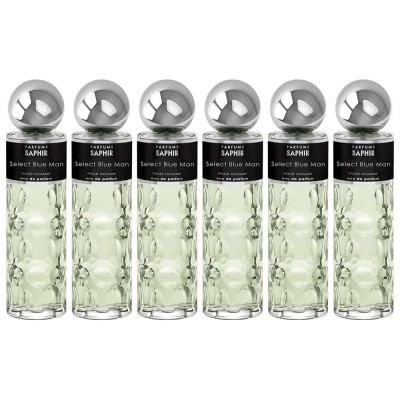 мъжки,парфюми,saphir,man,select,blue,200ml,eau,de,parfum,6,units,clear,(multicolor)