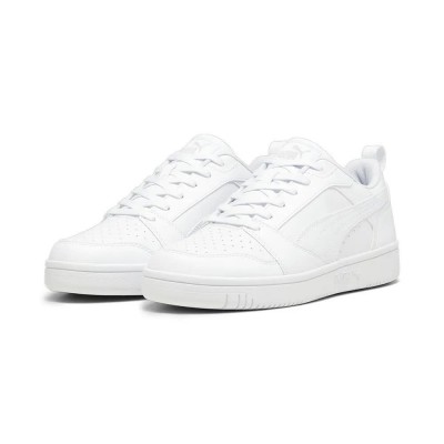 маратонки,мъжки,маратонки,дамски,маратонки,puma,rebound,v6,low,trainers,refurbished,white,(puma,white,cool,light,gray)