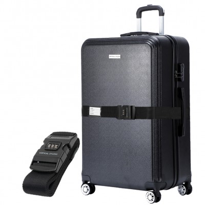куфар,vertical,studio,bergen,28,suitcase,black,incl.,free,luggage,strap