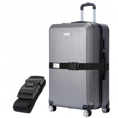 куфар,vertical,studio,bergen,28,suitcase,gray,incl.,free,luggage,strap