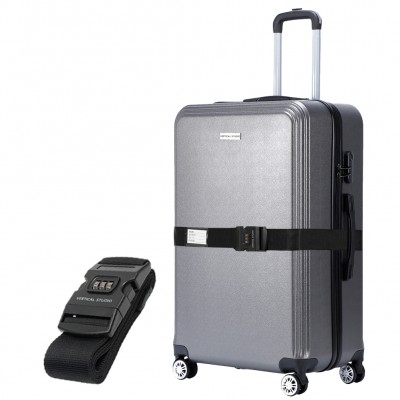 куфар,vertical,studio,bergen,24,suitcase,gray,incl.,free,luggage,strap